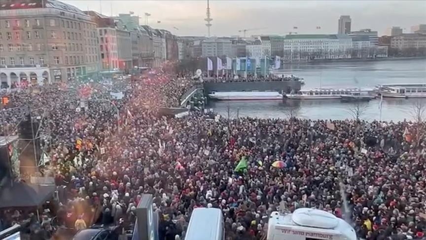 More than 50,000 rally against far-right, racism in Germany