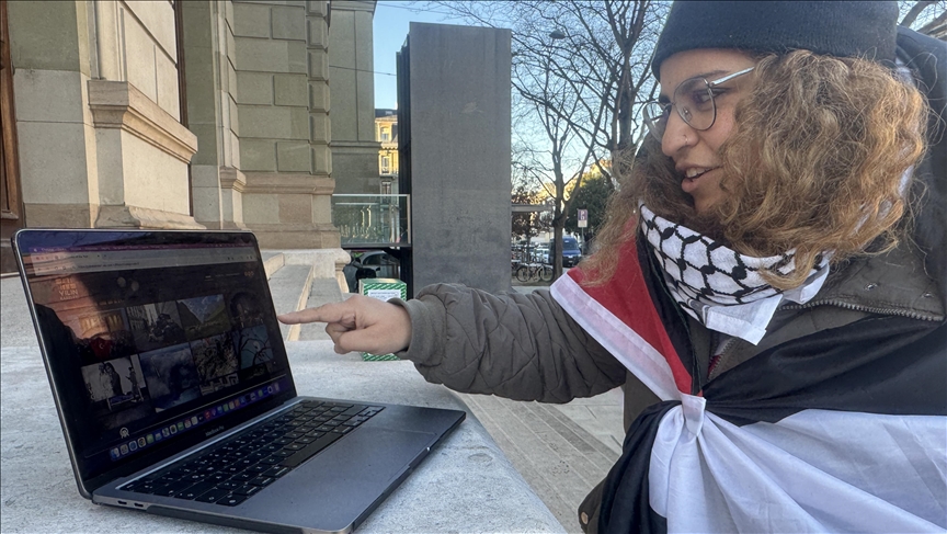 جنيف.. متضامنون مع فلسطين يصوتون لأفضل "صور الأناضول 2023"