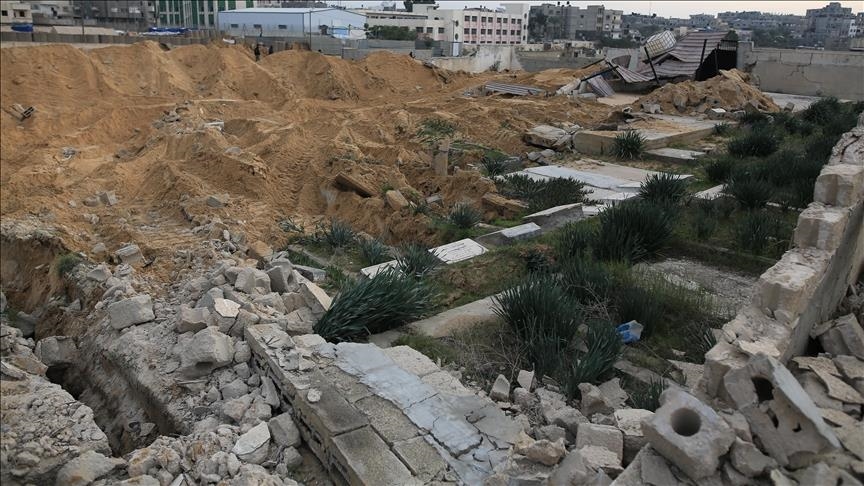 CNN : 16 cimetières détruits au bulldozer par l'armée israélienne dans la Bande de Gaza