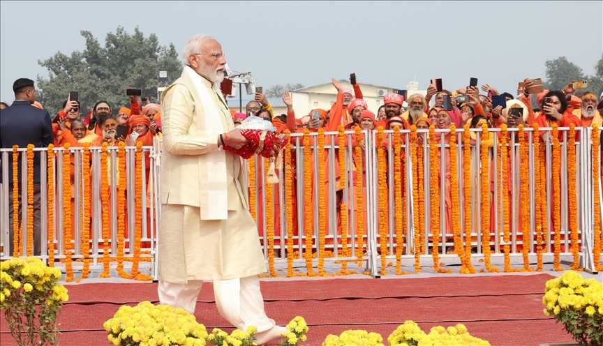 Indian premier inaugurates grand Ram temple in Ayodhya