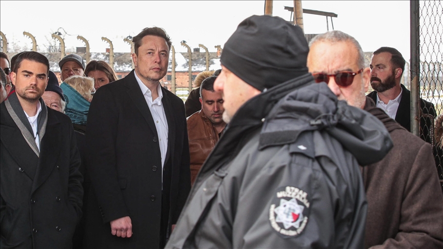 Elon Musk visits Auschwitz following accusations of antisemitism on X
