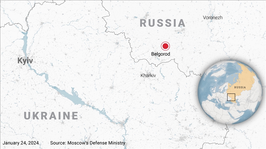 U padu ruskog aviona u regiji Belgorod poginule 74 osobe