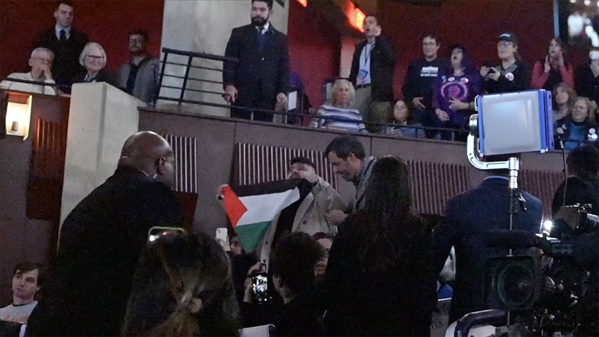 ABD Başkanı Biden'ın konuşması üst üste 2 gün Filistin protestolarıyla kesildi