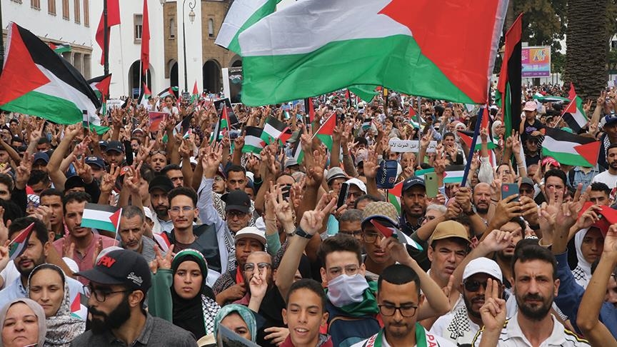 Maroc : un rassemblement en solidarité avec Gaza exige la fin de la "normalisation" avec Israël 