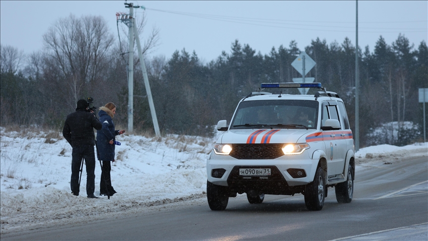Crashed military plane attacked by missile fired from Ukraine, Russia claims
