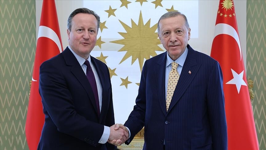 Turkish president, UK’s foreign secretary hold talks in Istanbul