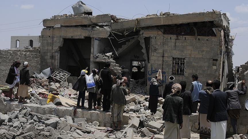 حمله هوایی آمریکا و انگلستان به شهر حدیده یمن
