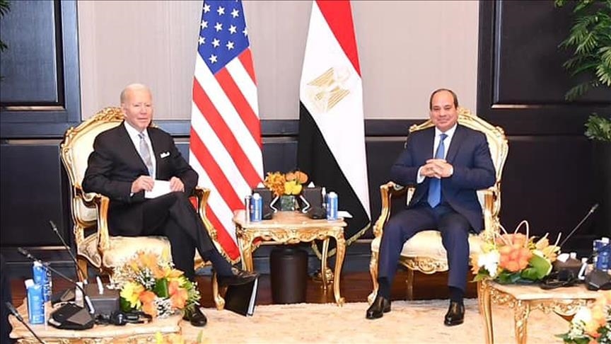 Egyptian, American presidents review efforts exerted for cease-fire in Gaza