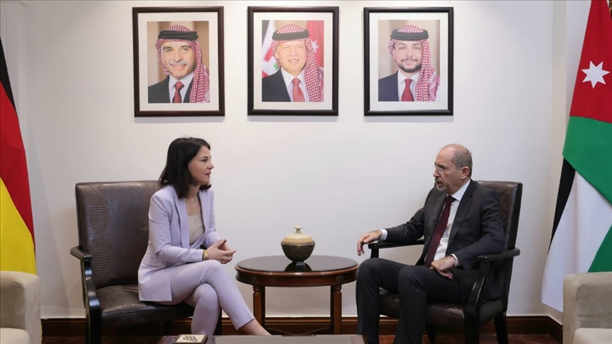 الأردن وألمانيا يبحثان جهود وقف الحرب على غزة