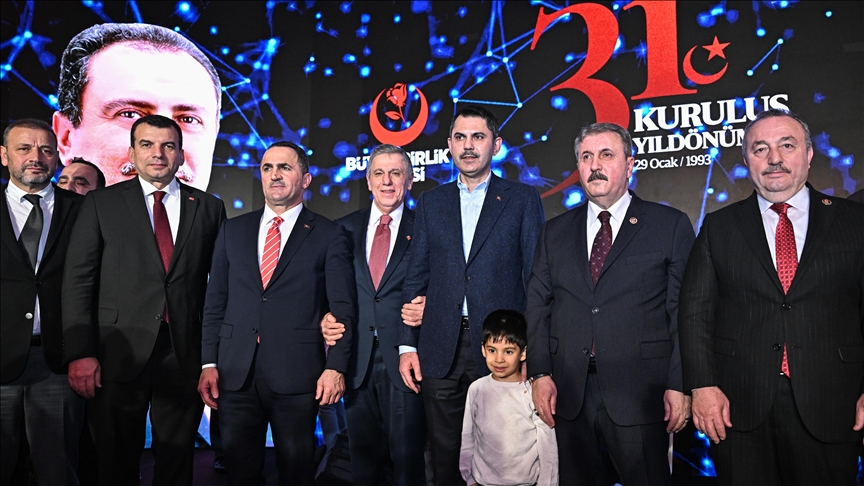 BBP Genel Başkanı Destici, Mahalli Seçim Çalışmaları Değerlendirme Gecesi'nde konuştu: Murat Kurum hepimizin adayı