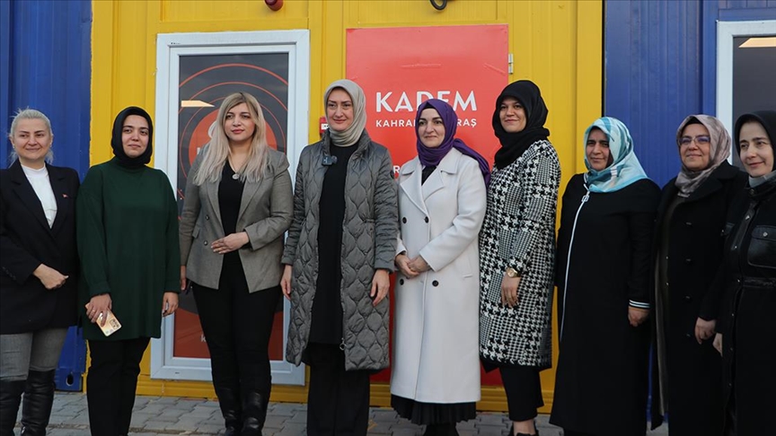 KADEM deprem bölgesinde 10 binden fazla kadına el uzattı