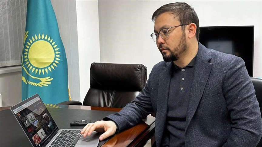 Kazakistan'ın "QazContent" Yönetim Kurulu Başkanı Jüsip, AA'nın "Yılın Kareleri" oylamasına katıldı