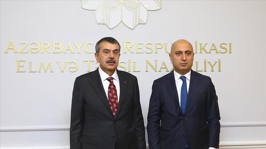 Milli Eğitim Bakanı Yusuf Tekin, Azerbaycanlı mevkidaşı Amrullayev'le görüştü