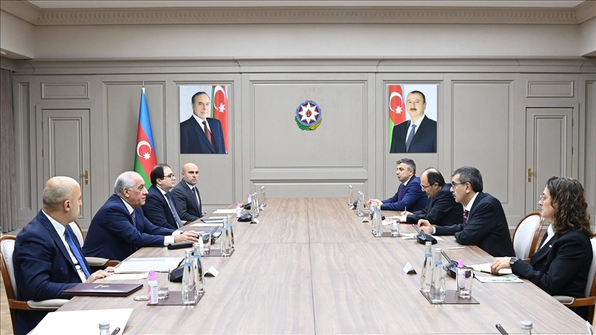Azerbaijani Prime Minister Asadov meets Turkish Education Minister Tekin