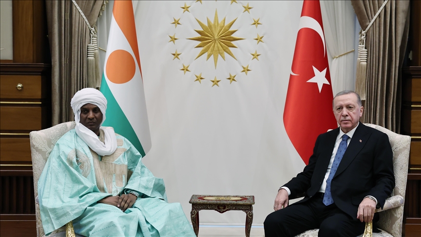 Türkiye's president receives prime minister of Niger in Ankara