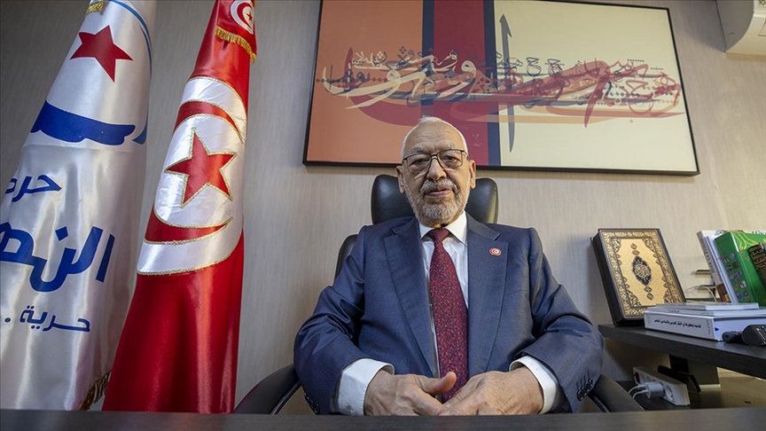 Nahda Hareketinden "dış destek" iddiasıyla, Gannuşi'ye verilen hapis cezasına tepki