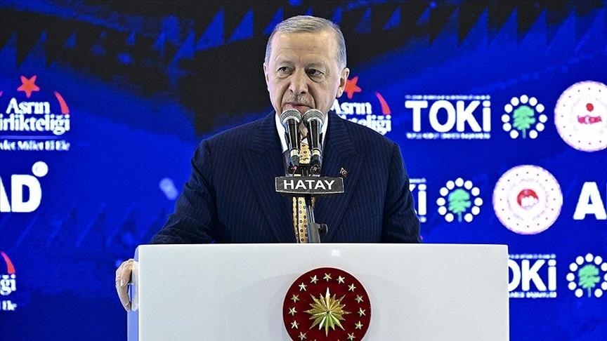 أردوغان: تسليم 75 ألف منزل لمنكوبي الزلزال خلال شهرين