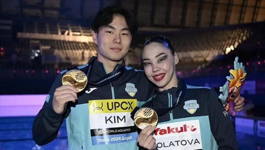 Команда Казахстана завоевала золото ЧМ по водным видам спорта