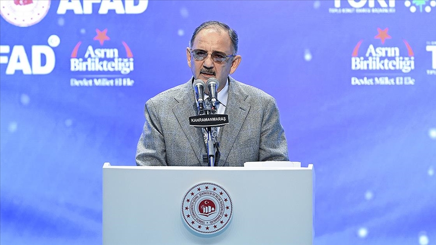 Bakan Özhaseki: Deprem bölgeleri için 56 milyar liralık bir kredi temin ettik