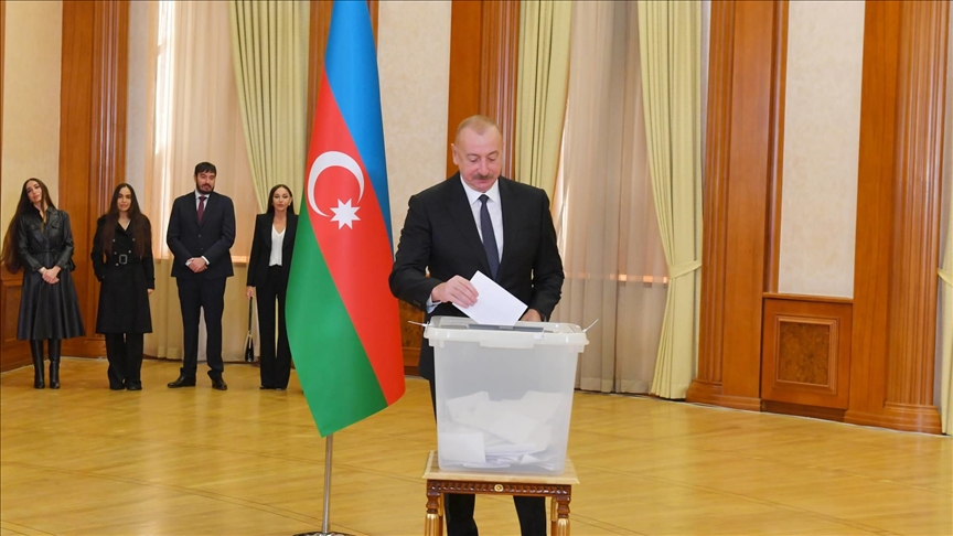 Azerbaijan's President Aliyev gets 93% in early election: Exit poll