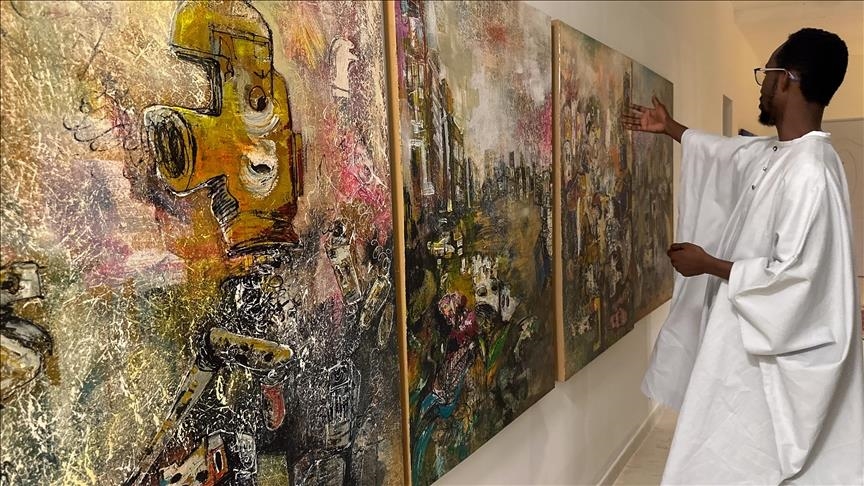Les œuvres du peintre sénégalais, Baba Ly, exposées à l'ambassade de Türkiye à Dakar