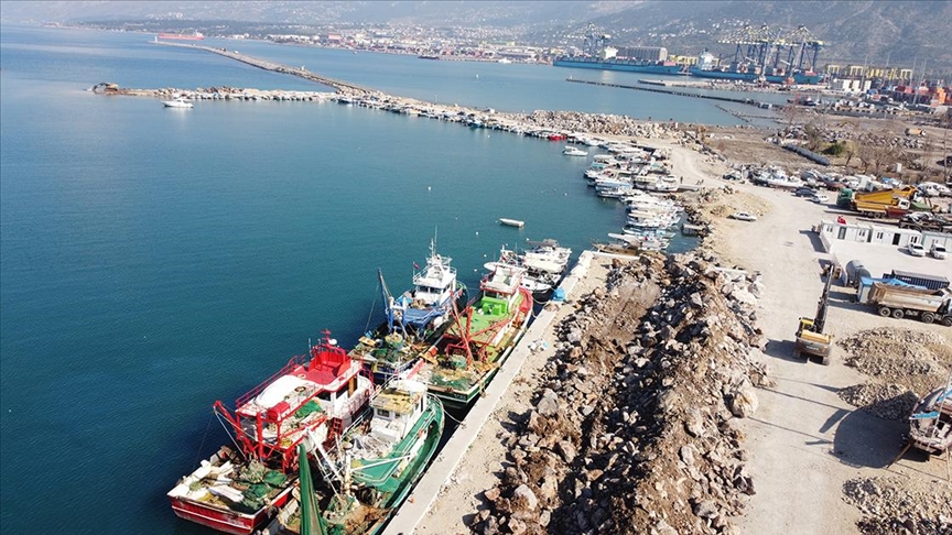 Hataylı depremzede balıkçılar yeni rıhtımla güvenli alana kavuştu