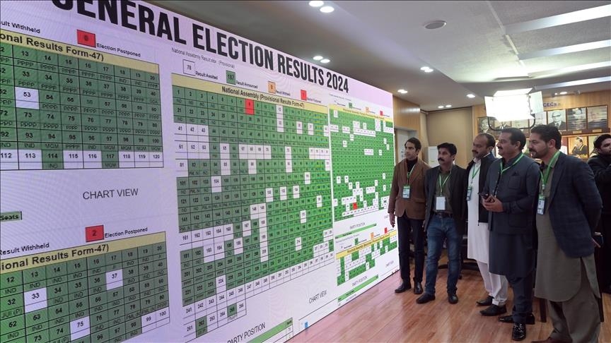 Parties in Pakistan vie to form gov't as no clear winner emerges