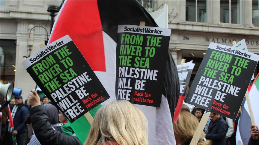 Silent march in London once again calls for immediate cease-fire in Gaza