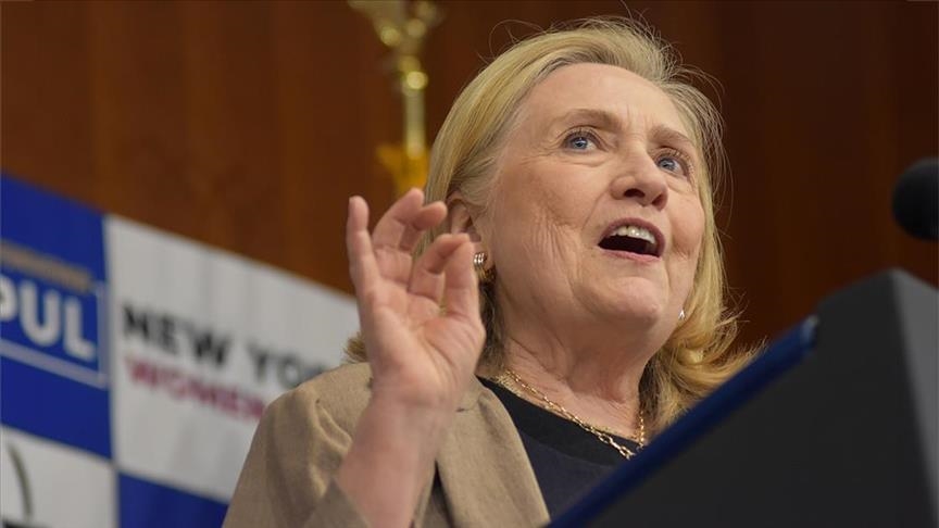 Pro-Palestinian protesters interrupt Hillary Clinton, call her ‘war criminal’