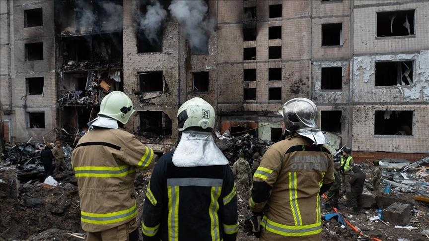 Ukraine says 7 die in fire caused by Russian strike on Kharkiv