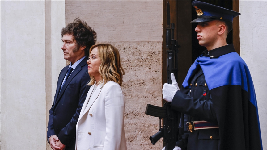 Argentina’s president, Italy’s premier discuss business partnerships