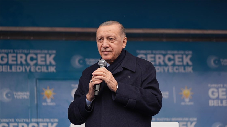 Cumhurbaşkanı Erdoğan: Bizim siyasetimiz eser ve hizmet siyasetidir