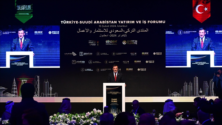 Türkiye aims to raise trade volume with Saudi Arabia to $30B: Vice president