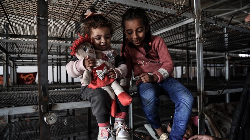 İsrail’in zorla yerinden ettiği Filistinli 6 aile, Refah’ta bir tavuk çiftliğinde hayat mücadelesi veriyor