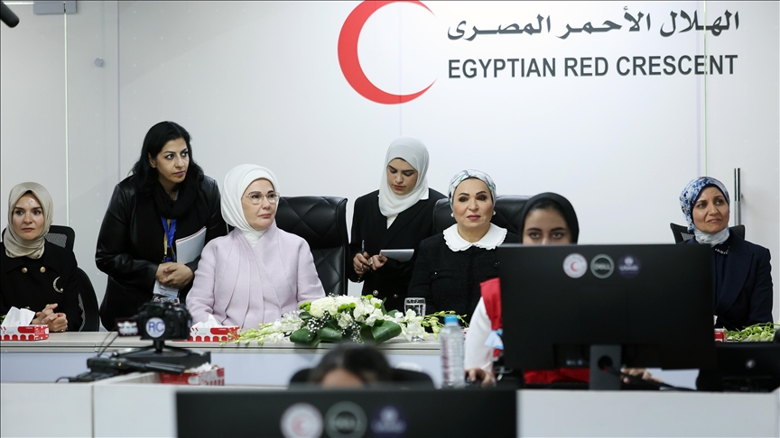 Türkiye’s first lady offers support to orphaned, vulnerable children of Gaza