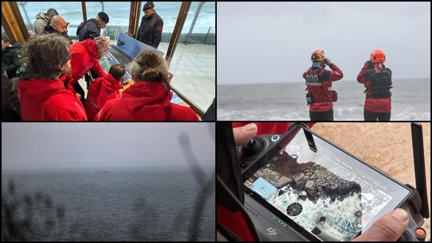 Sunken-ship wreck located in Marmara Sea, Türkiye