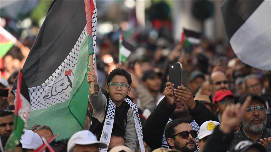 Maroc: 120 manifestations dans 58 villes pour exiger la fin des opérations militaires à Rafah