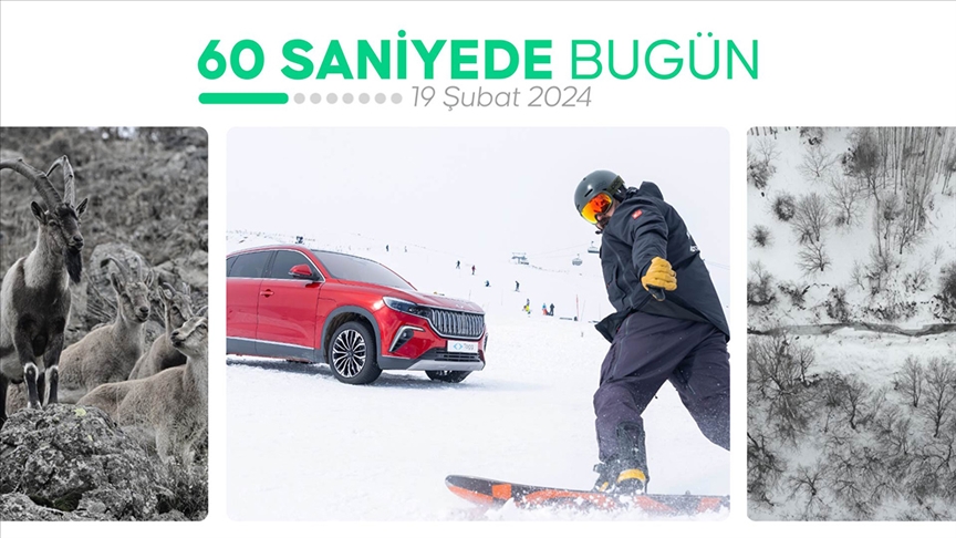 60 saniyede bugün (19 Şubat 2024)