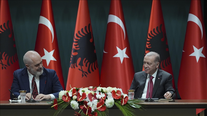 Türkiye, Albania contributing to peace in Balkans as NATO allies, says President Erdogan