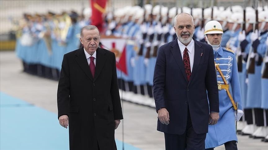 Erdogan et Rama président la première réunion du Conseil de coopération de haut niveau Türkiye-Albanie