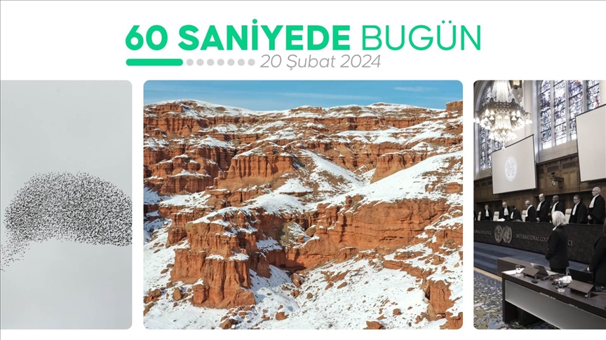 60 saniyede bugün (20 Şubat 2023)