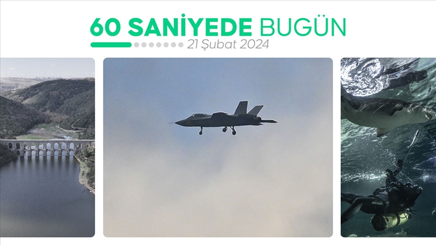 60 saniyede bugün (21 Şubat 2024)