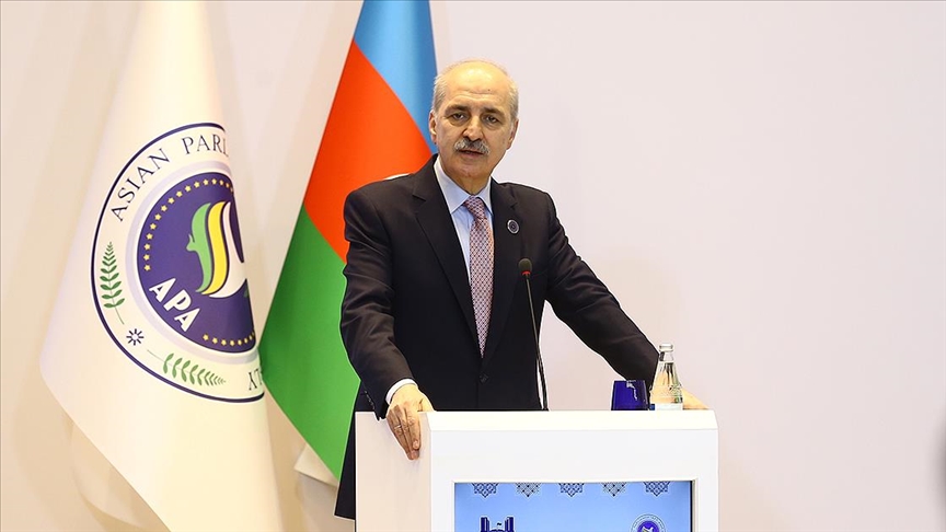 TBMM Başkanı Kurtulmuş: Lahey'de İsrail'in yargılanmaya başlanmasıyla insanlık bu ayıptan bir miktar kurtulabilecek