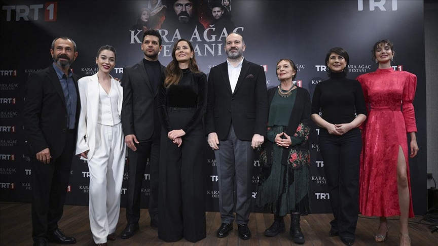TRT 1'in yeni dizisi "Kara Ağaç Destanı"nın galası yapıldı