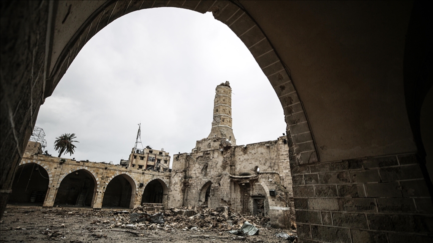 Challenging destruction: Palestinians pray amid ruins of Gaza’s oldest mosques