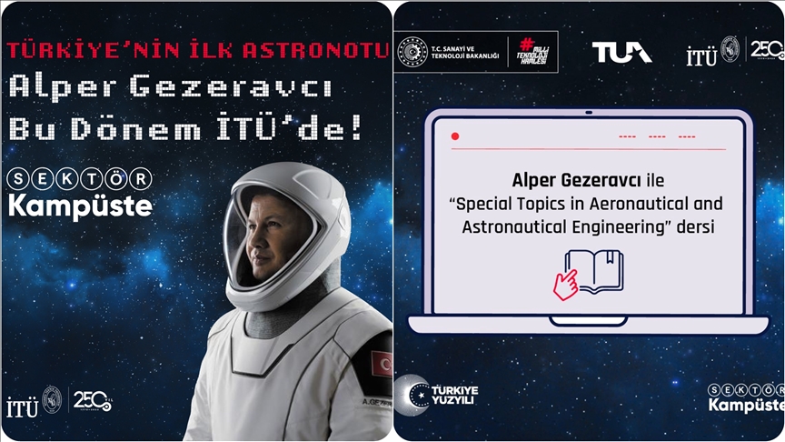 Astronot Alper Gezeravcı, İTÜ'de ders verecek 