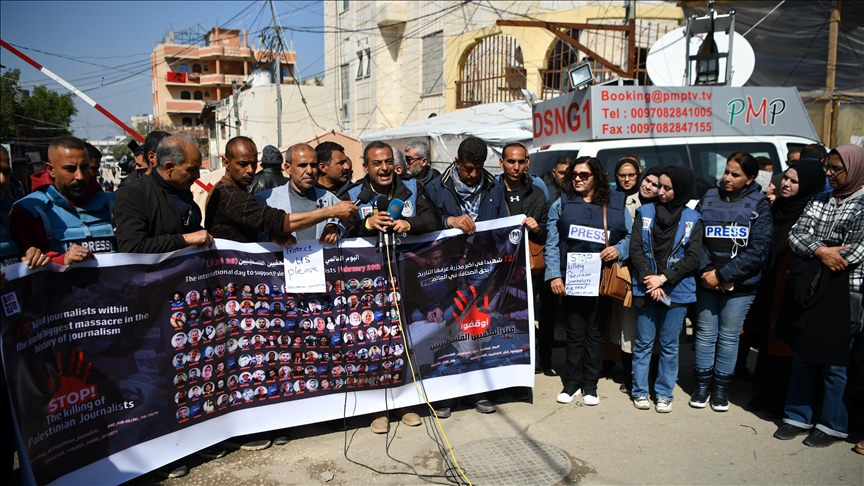 Violence against media professionals flayed on International Day for Palestinian Journalists
