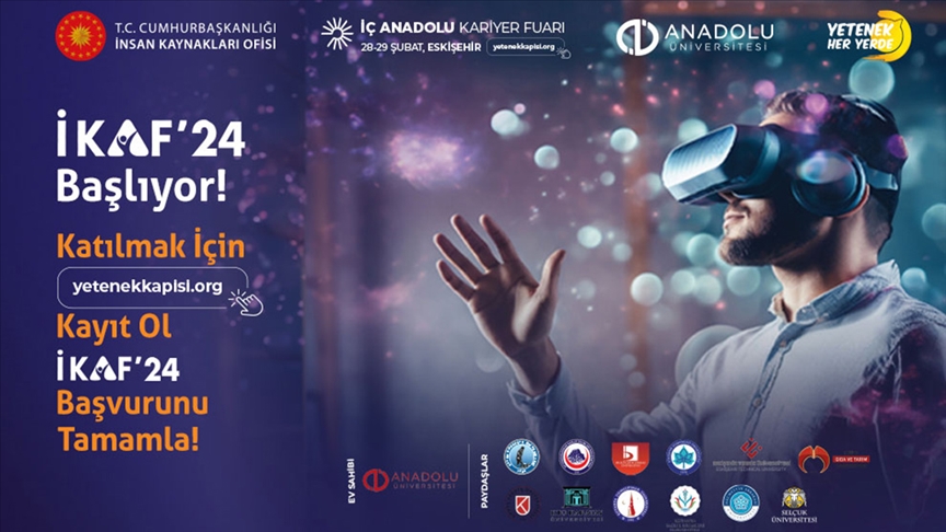 Anadolu Ajansı, İç Anadolu Bölgesel Kariyer Fuarı'na (İKAF'24) "Global İletişim Ortağı" oldu