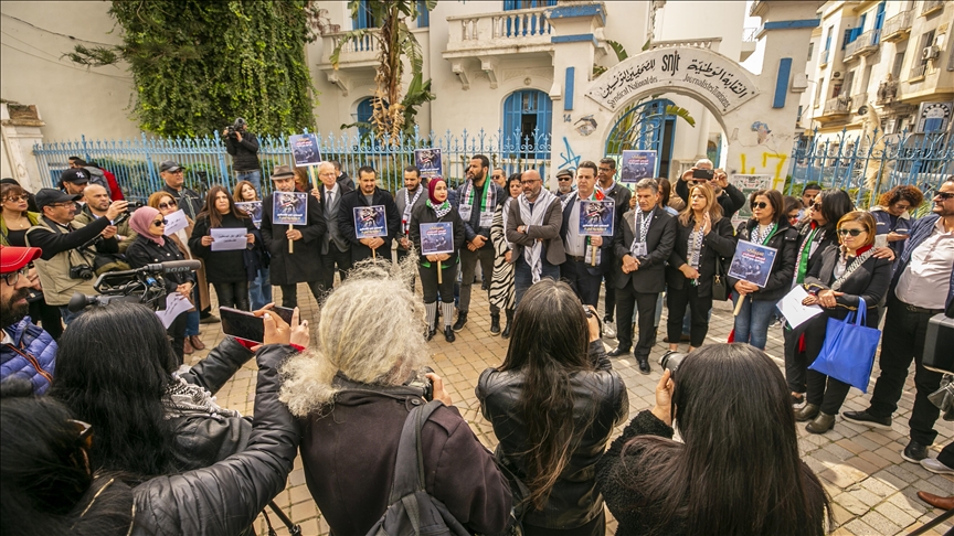 “نحن أصحاب قضية أيضا”.. تضامن تونسي مع صحفيي فلسطين