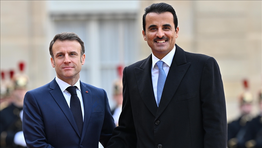 France: Emmanuel Macron et l'émir du Qatar discutent de l'évolution de la situation à Gaza